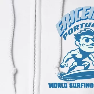 Ericeira Portugal Surfer Full Zip Hoodie