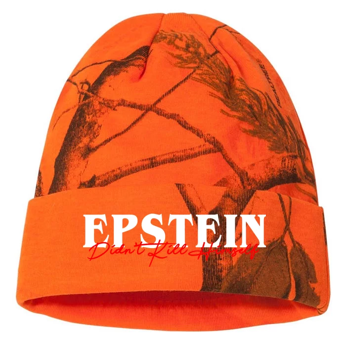 Epstein Didn't Kill Himself Kati - 12in Camo Beanie