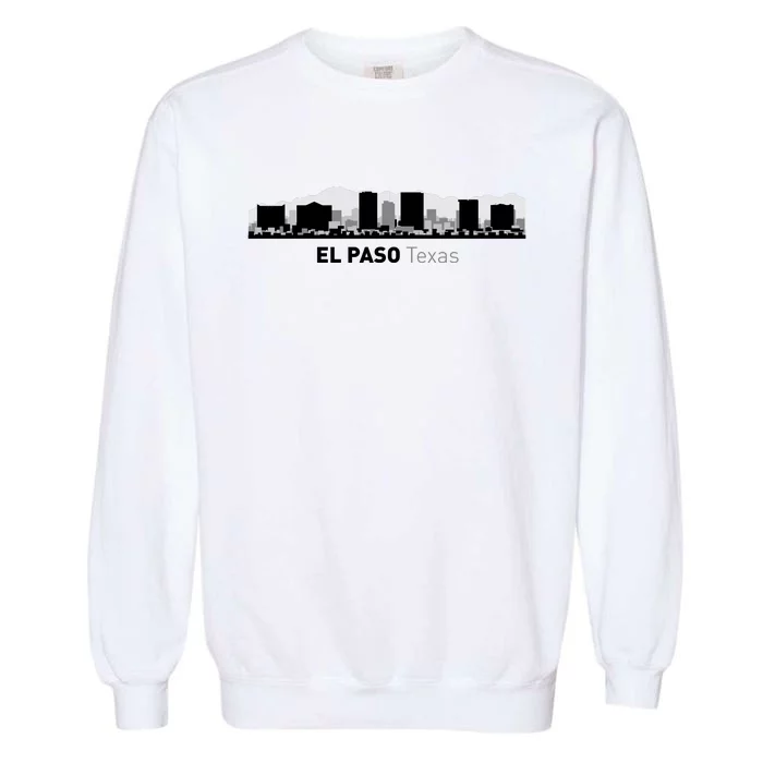 El Paso Texas Skyline Garment-Dyed Sweatshirt