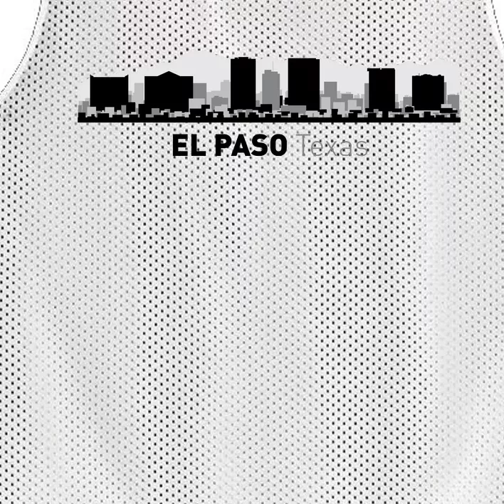 El Paso Texas Skyline Mesh Reversible Basketball Jersey Tank