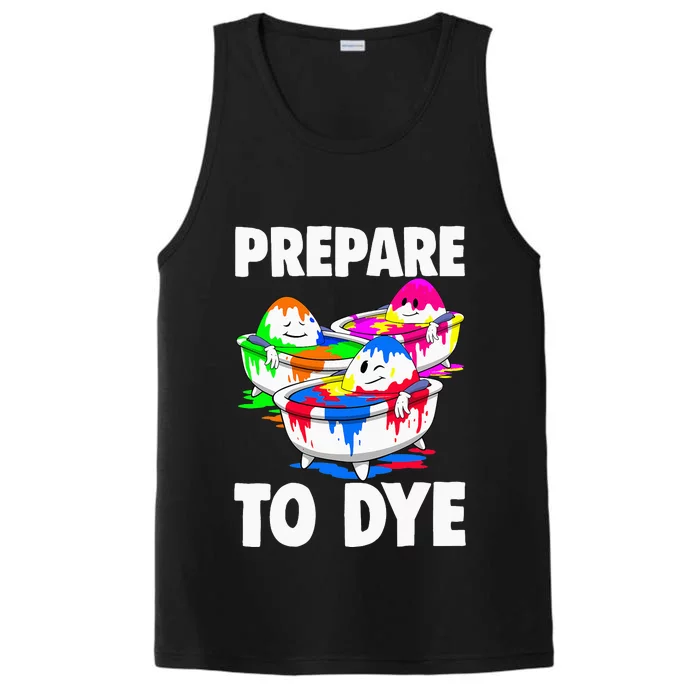 Easter Prepare To Dye Easter Day Performance Tank