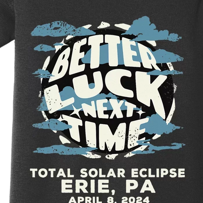 Erie Pa Total Solar Eclipse Cloudy Weather Baby Bodysuit