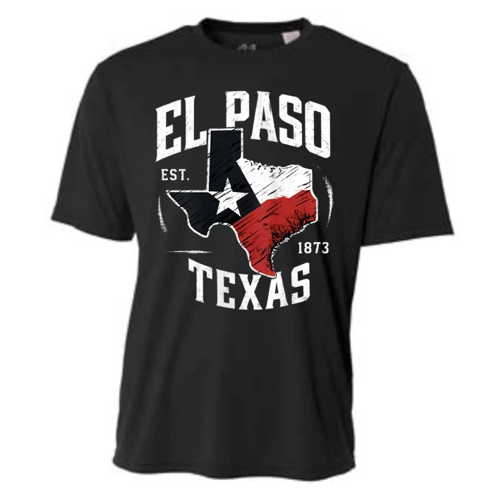 El Paso Texas Tx Vintage State Flag | Est. 1873 Cooling Performance Crew T-Shirt