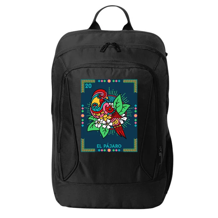 El PáJaro The Bird Card Mexican Lottery Card Gift City Backpack