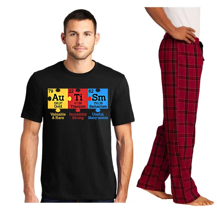 Elets Periodic Table Autism Awareness Autism Chemistry Cool Gift Pajama Set