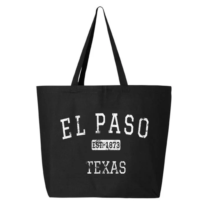 El Paso Texas Tx Vintage 25L Jumbo Tote