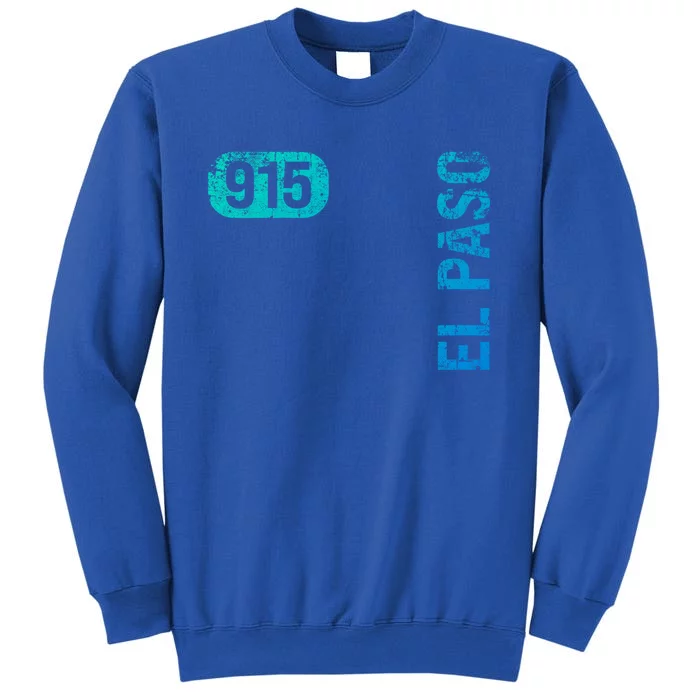 El Paso Texas 915 Area Code Vintage Retro Gift Sweatshirt