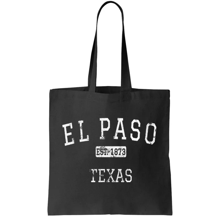 El Paso Texas Tx Vintage Tote Bag