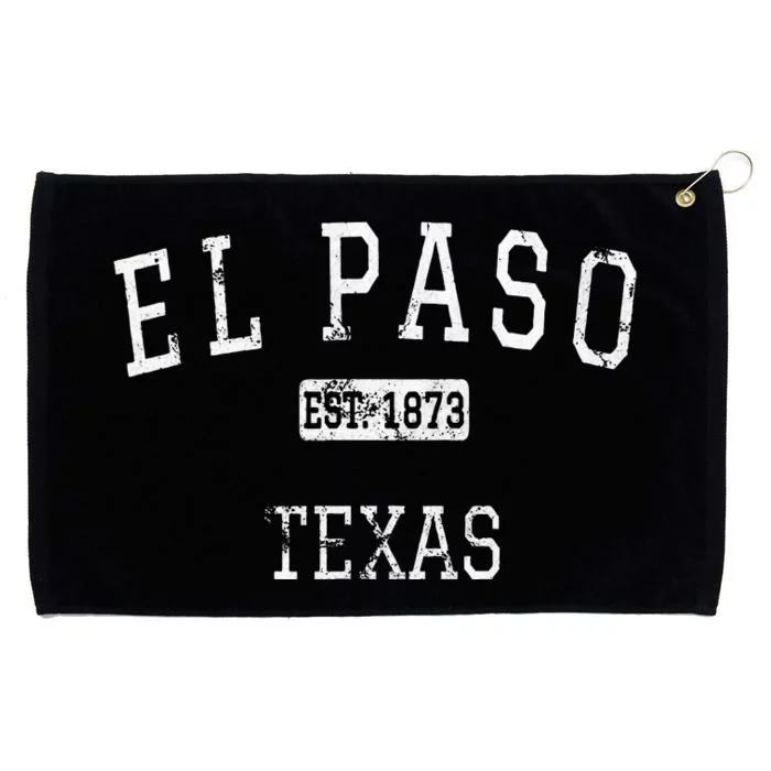 El Paso Texas Tx Vintage Grommeted Golf Towel