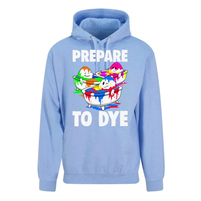 Easter Prepare To Dye Easter Day Unisex Surf Hoodie