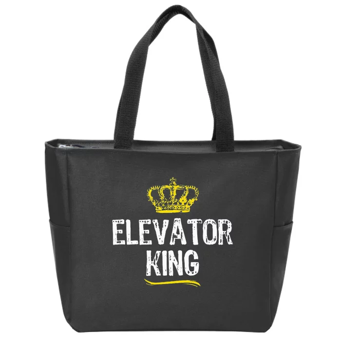 Elevator Queen Girl Mechanic Funny Cool Cute Gift Zip Tote Bag