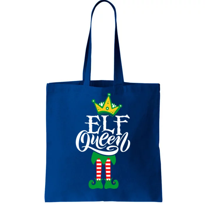 Elf Queen Matching Family Group Elf Squad Christmas Gift Funny Gift Tote Bag