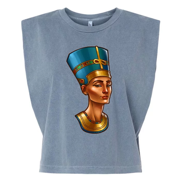 Egyptian Queen Nefertiti Cute Gift Garment-Dyed Women's Muscle Tee