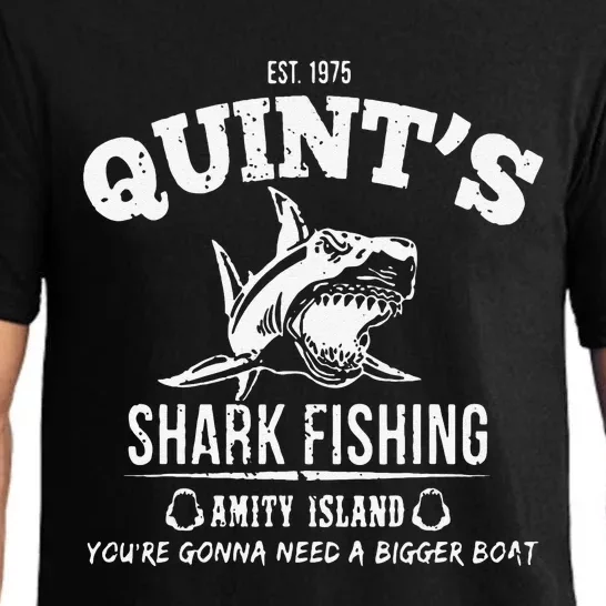 EST.1975 Quints Shark Fishing Amity Island Pajama Set