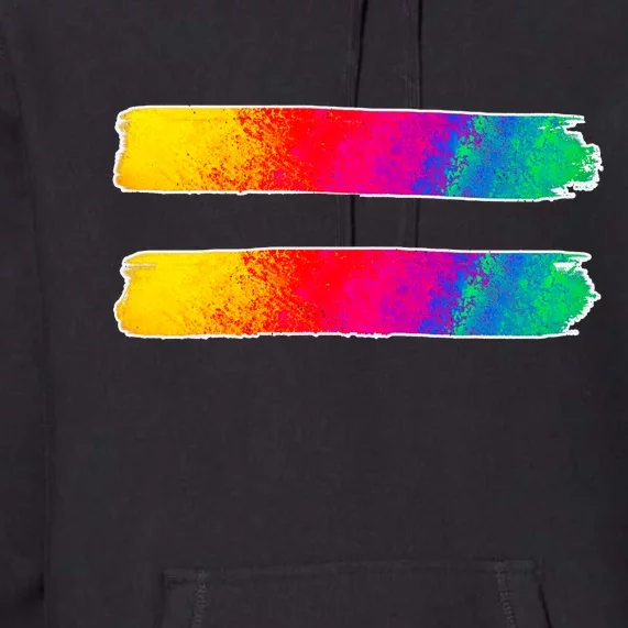 Equality Equal Sign LGBT Pride Awareness Premium Hoodie