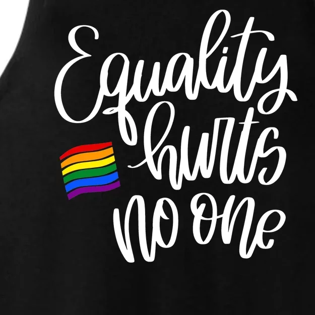 Equality Hurts No One Pride Ladies Tri-Blend Wicking Tank