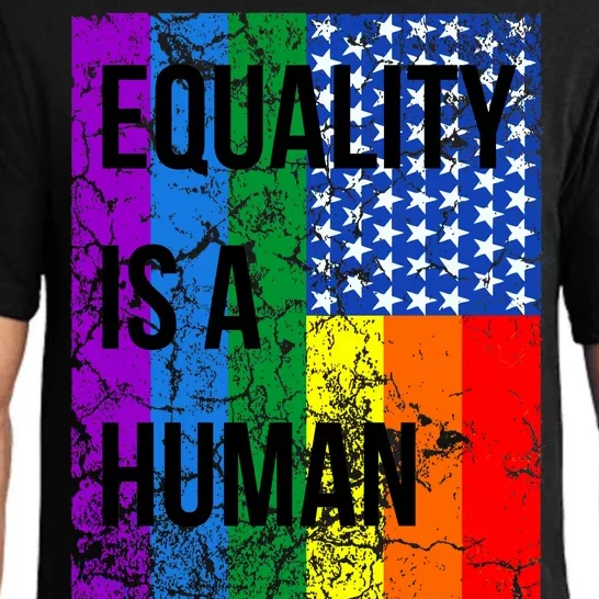 Equality Is A Human Right USA Flag Pajama Set