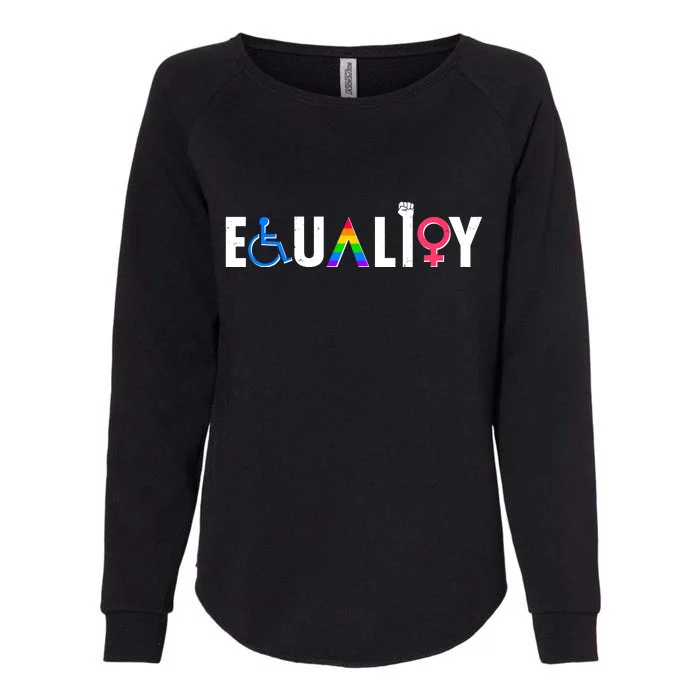 Equality LGBT Human Rights Womens California Wash Sweatshirt