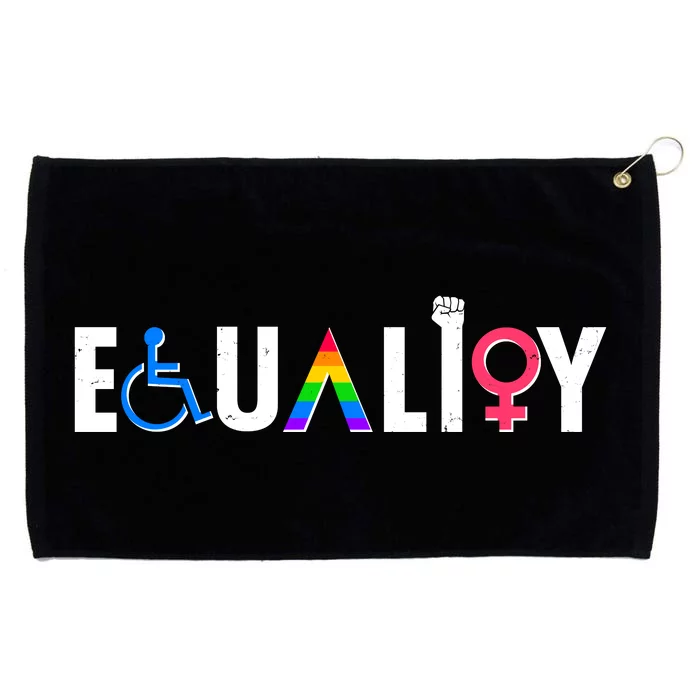 Equality LGBT Human Rights Grommeted Golf Towel