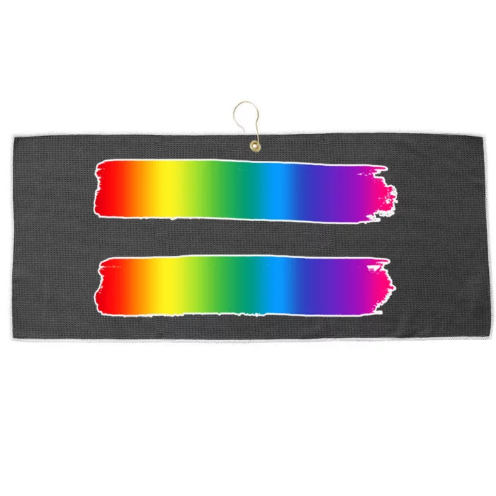 Equality LGBT Pride Awareness Large Microfiber Waffle Golf Towel