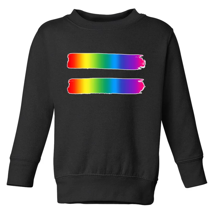 Equality LGBT Pride Awareness Toddler Sweatshirt