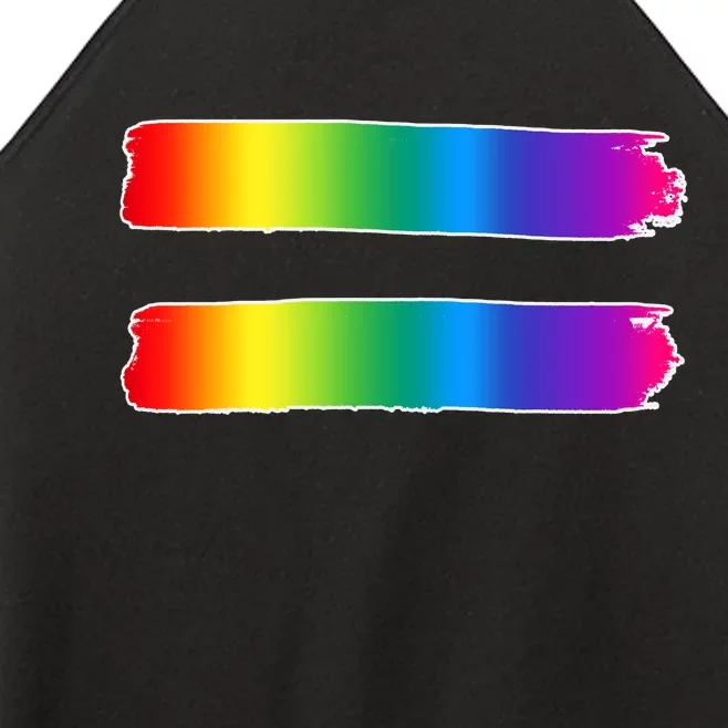 Equality LGBT Pride Awareness Women’s Perfect Tri Rocker Tank