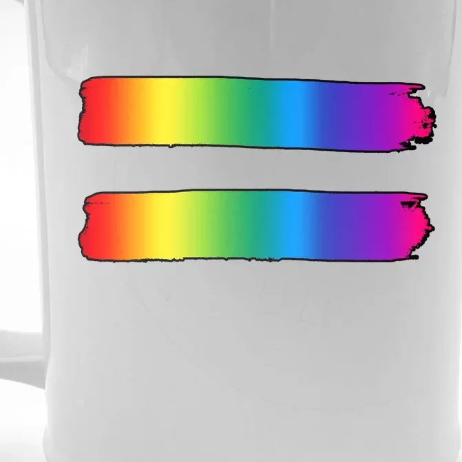 Equality LGBT Pride Awareness Front & Back Beer Stein