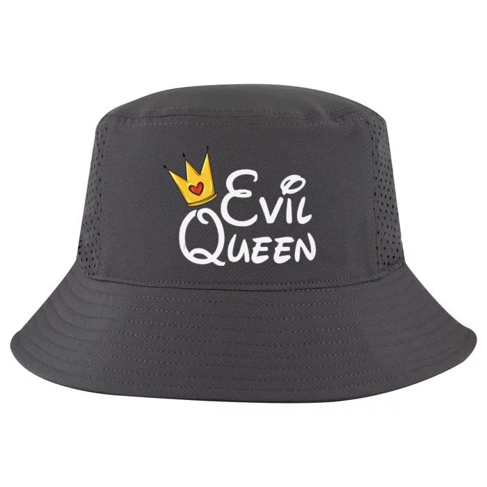 Evil Queen With Crown Black Halloween Cool Comfort Performance Bucket Hat