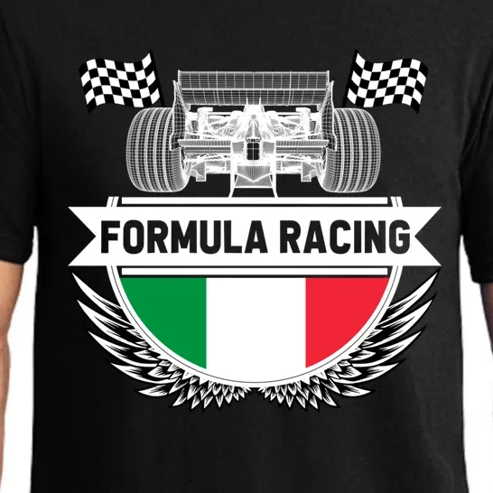 Emilia Romagna Auto Race Italy Flag Formula Racing Car Fan Cool Gift Pajama Set