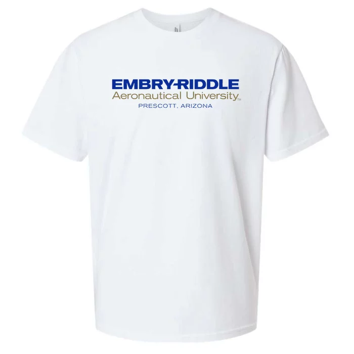 Embry Riddle Aeronautical Prescott Eagles Sueded Cloud Jersey T-Shirt