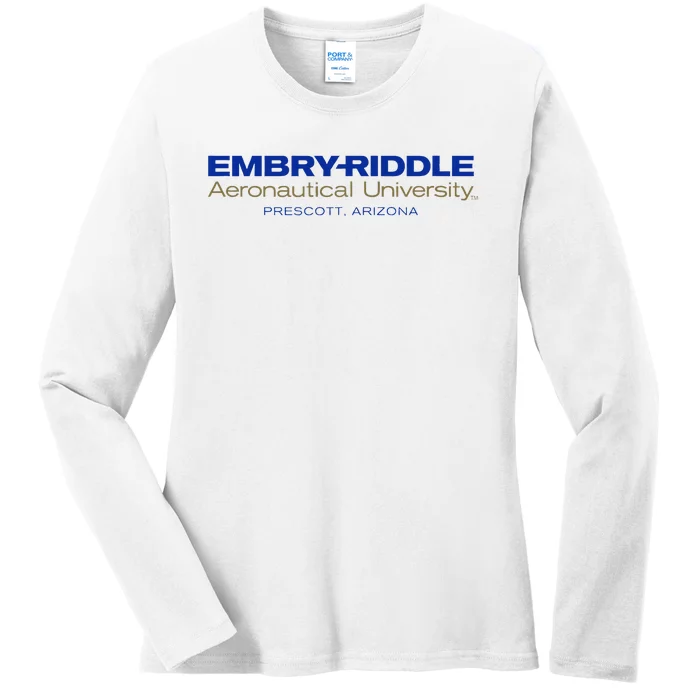 Embry Riddle Aeronautical Prescott Eagles Ladies Long Sleeve Shirt