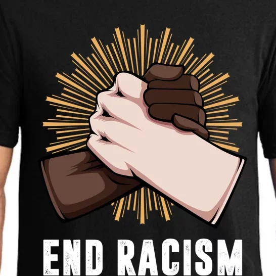 End Racism Against Racists Equality Social Justice Refugee Gift Pajama Set