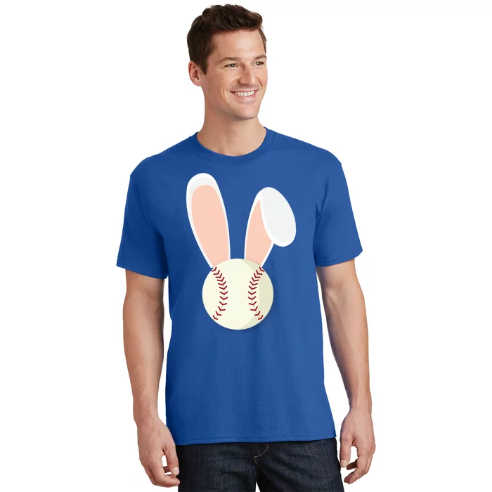 Easter Rabbit Bunny Ears Baseball Sports Holiday Gift T-Shirt