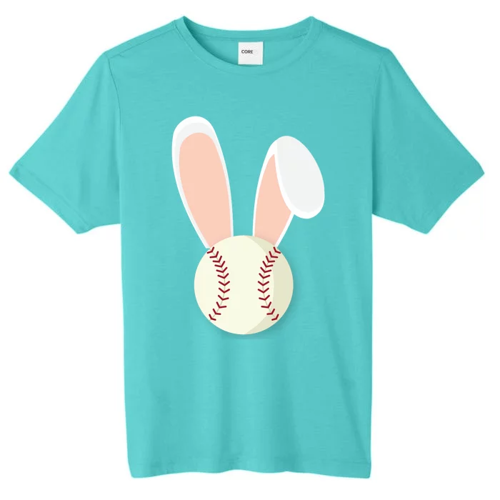 Easter Rabbit Bunny Ears Baseball Sports Holiday Gift ChromaSoft Performance T-Shirt