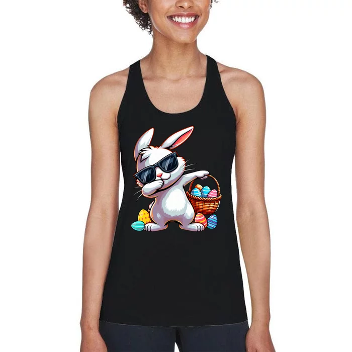 Easter Rabbit Bunny Egg Hunting Women's Racerback Tank