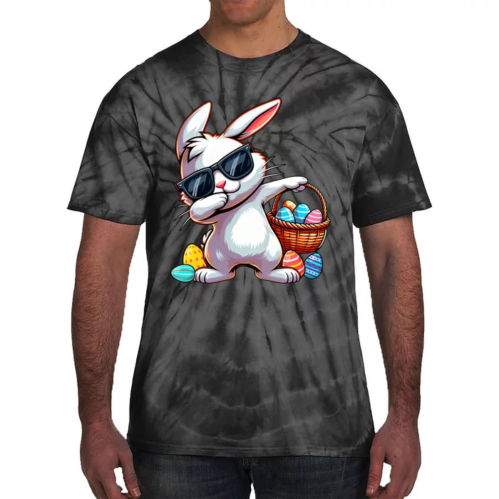 Easter Rabbit Bunny Egg Hunting Tie-Dye T-Shirt