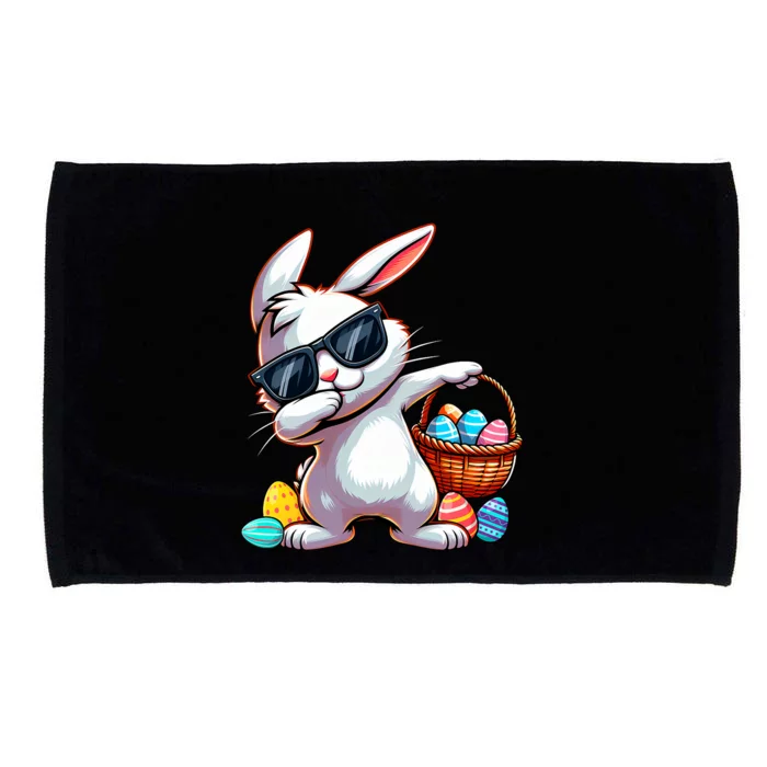 Easter Rabbit Bunny Egg Hunting Microfiber Hand Towel