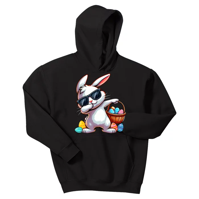 Easter Rabbit Bunny Egg Hunting Kids Hoodie