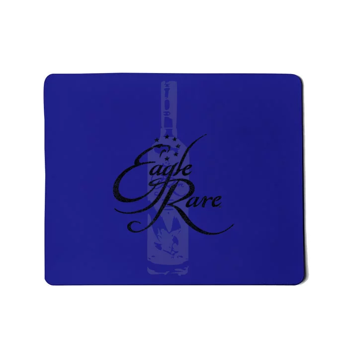 Eagle Rare Bourbon And Bottle Distressed Mousepad