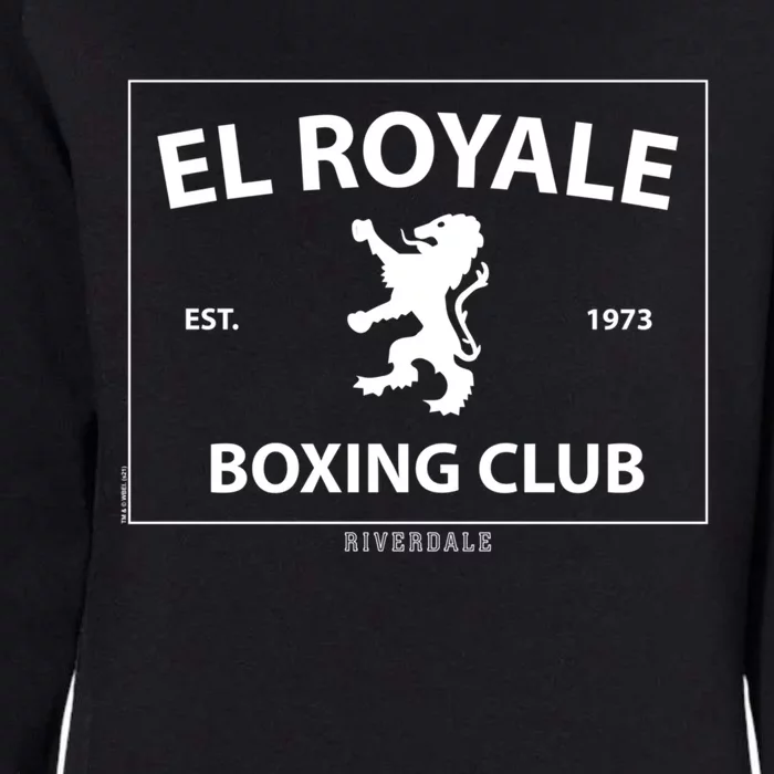 El Royale Boxing Club Gift Womens California Wash Sweatshirt