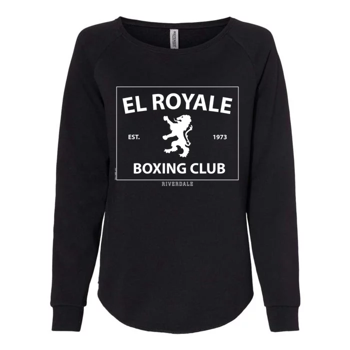 El Royale Boxing Club Gift Womens California Wash Sweatshirt