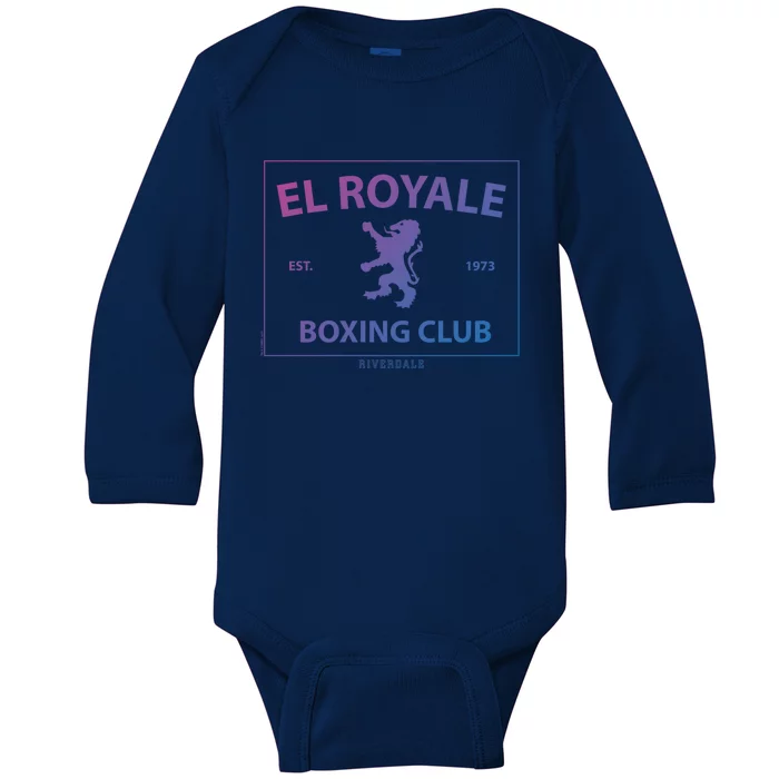 El Royale Boxing Club Gift Baby Long Sleeve Bodysuit