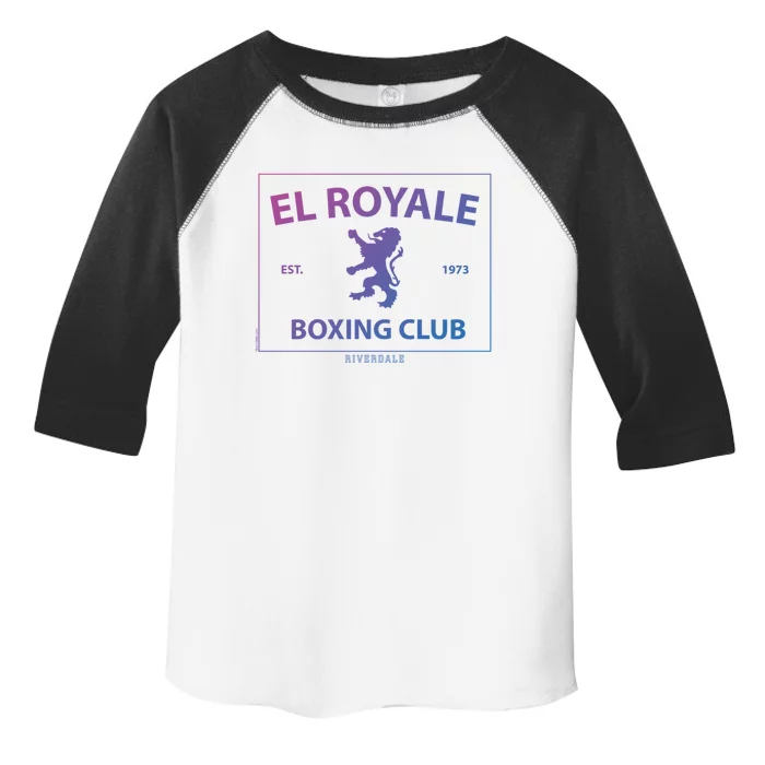 El Royale Boxing Club Gift Toddler Fine Jersey T-Shirt