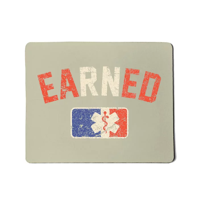 EaRNed RN Baseball Style Gift For Nurse Mousepad