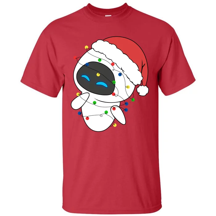 Eve Robot Christmas Lights Eve Robot Very Merry Xmas Party Matching Tall T-Shirt