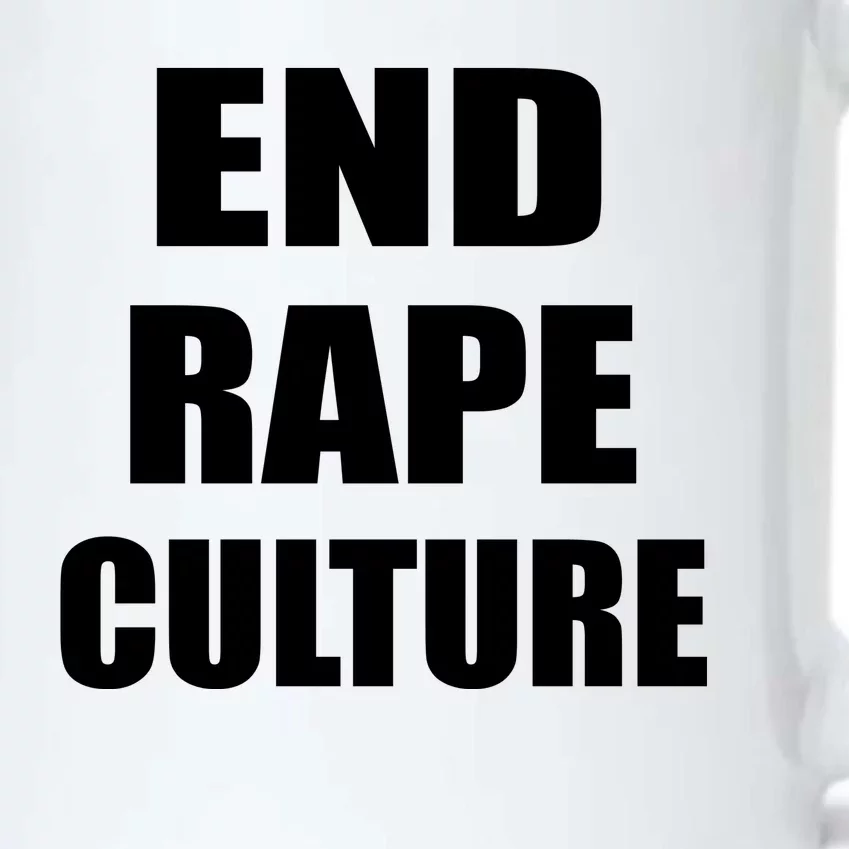 End Rape Culture Black Color Changing Mug