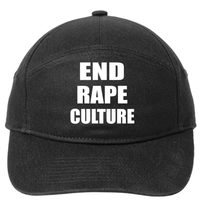 End Rape Culture 7-Panel Snapback Hat