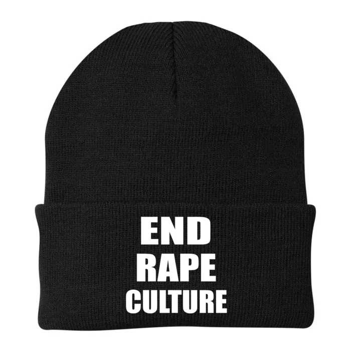 End Rape Culture Knit Cap Winter Beanie