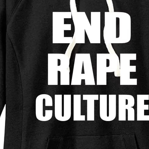 End Rape Culture Women's Fleece Hoodie