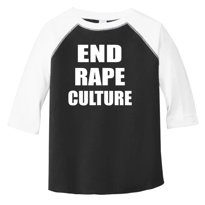 End Rape Culture Toddler Fine Jersey T-Shirt